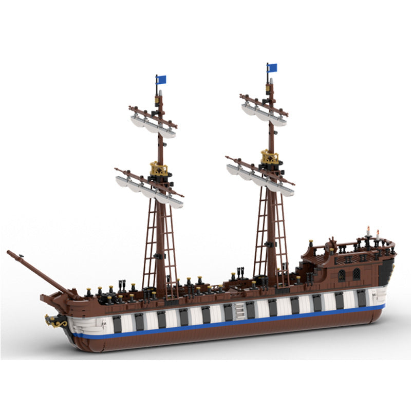 Pirate Armed Merchant Ship Model Assembled Toy Decoration