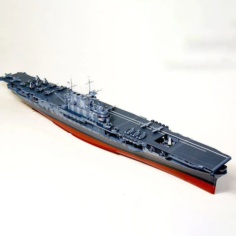 Assembled Warship Aircraft Carrier CV-8 1/200 Model Kit Merit62001 Hornet 1/200 Ship Model Kit