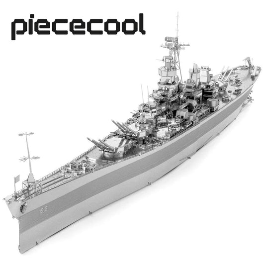 Piececool 3D Metal Puzzles Jigsaw-Uss Missouri Battleship DIY Model Building Kits Toys for Adults Birthday Gifts