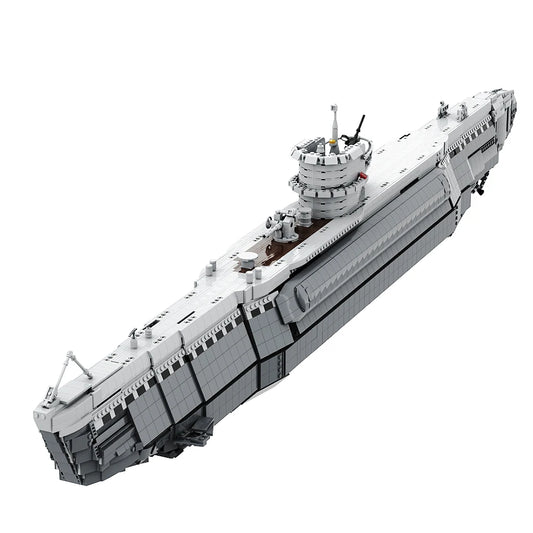 Gobricks MOC Type VIIB U-Boat Model Submarine Bricks Military Battleship Bricks Unterseeboot Building Block Toy For Collect Gift